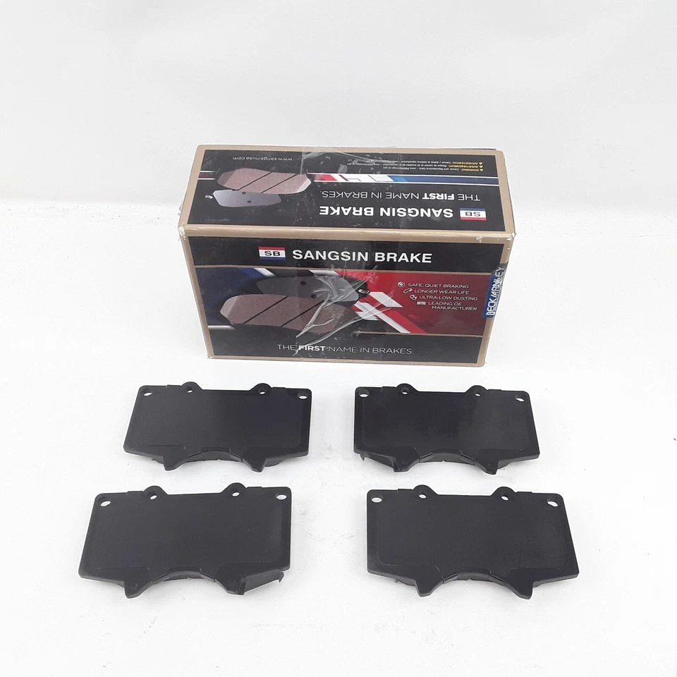 Комплект передних дисковых тормозных колодок подходит для Lexus GX460 GX470 Toyota Tacoma Tundra (2000-2023) - Изображение 3 из 4