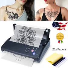 Tattoo Thermal Stencil Maker Tattoo Transfer Copier Printer Machine A4 &A5 Paper