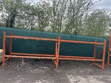 Double Bay Short Storage Racking 1.8mx2.8mx0.9m Pallet Shipping Container Shelf