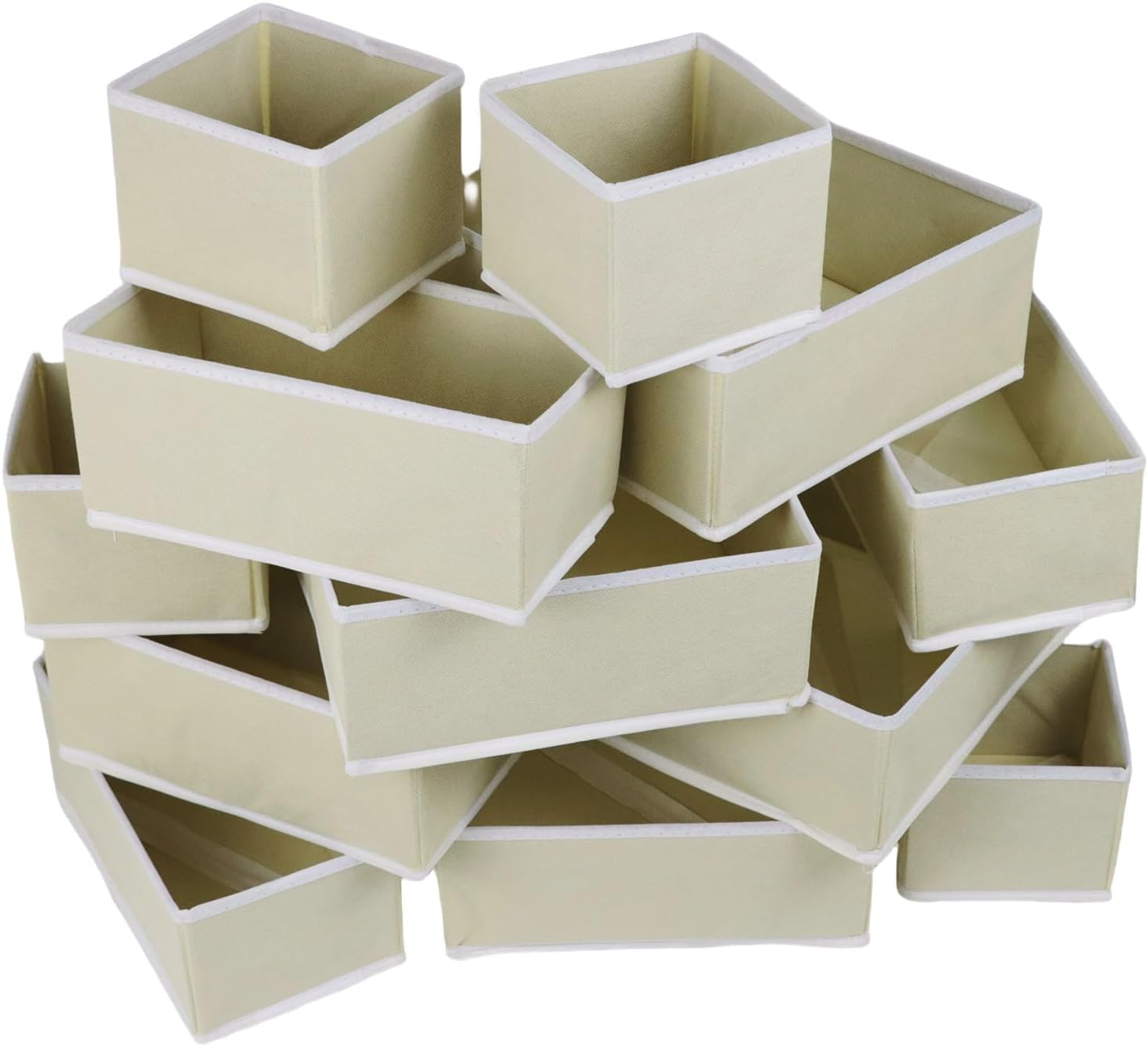 12 Pack Drawer Organizers for Clothing, Foldable Clothes Drawer Organizer for Un