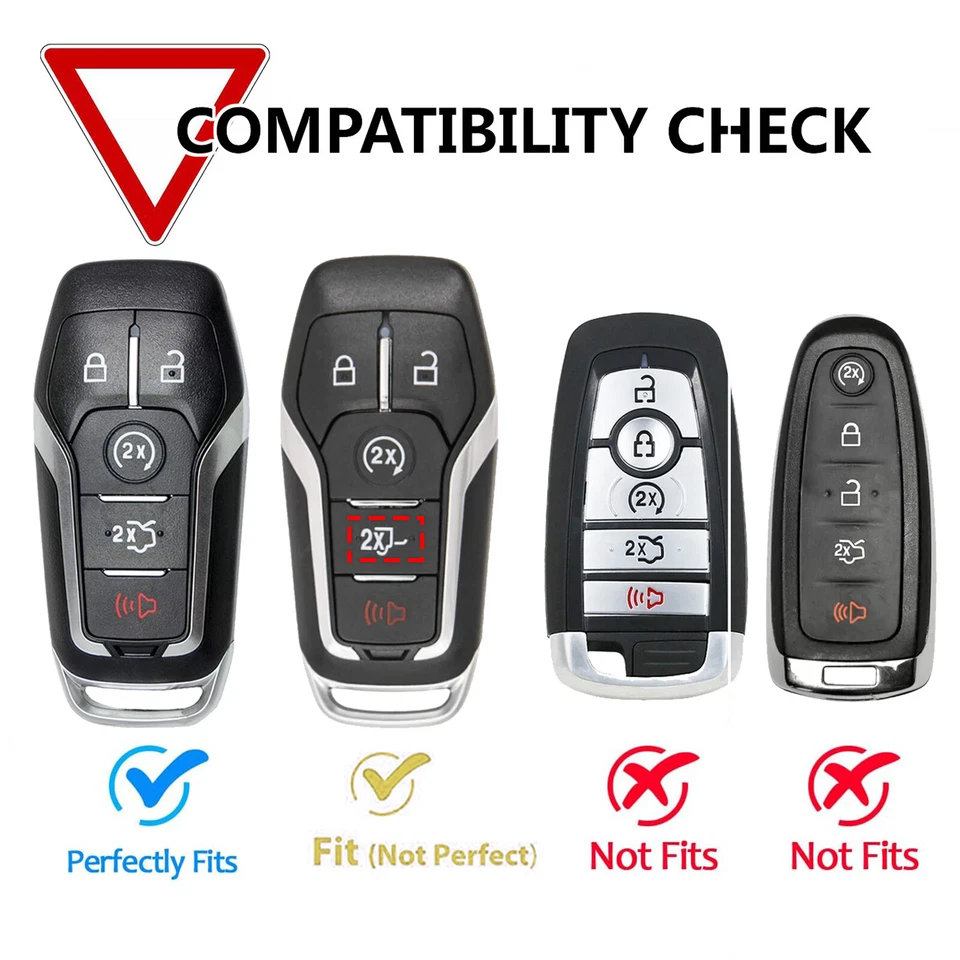 Brand New 5 Button Remote Key Fob Case Cover Shell For Ford F-150 F-250 Mustang - Изображение 2 из 4