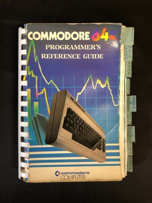 Commodore 64 Programmers Reference Guide 1983 with Owner-Installed Section Tabs