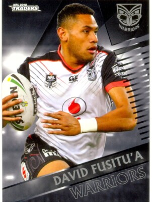 2018 NRL Traders Common card 143 David Fusiyu'A - New Zealand Warriors