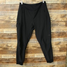 The North Face Womens Hiking Jogger Pants Size L Black Tapered stretch