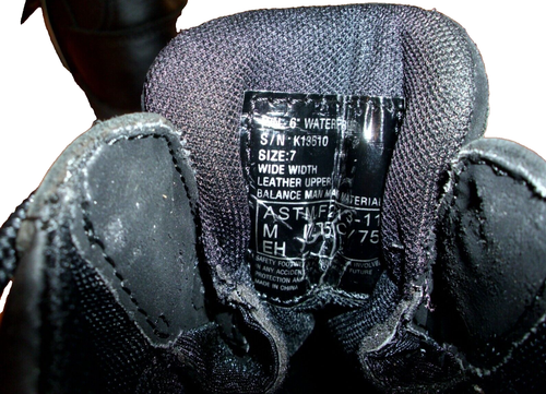 Shoes HYTEST Black Waterproof Composite Toe 6" Work Boot (K13610) Black 7W NIB - Picture 15 of 22