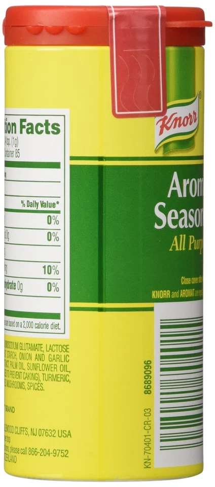 Knorr Aromat Todo Uso Universal Condimento 3oz Paquete de 3 Botellas Coctelera Foto 3 de 4