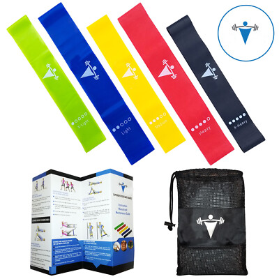 Speed Agility Training Performance Resistance Workout CrossFit Loop Bands Set