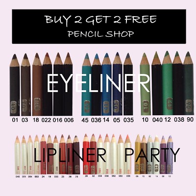 SNO Schwarz Flieder Grün Blau Silber Weiß Eyeliner Wasserdicht Rot Lipliner Stift