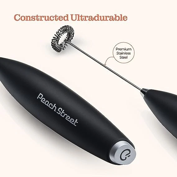 Milk Frother, Mini Milk Frother, Battery Operated (Not included) Stainless Steel