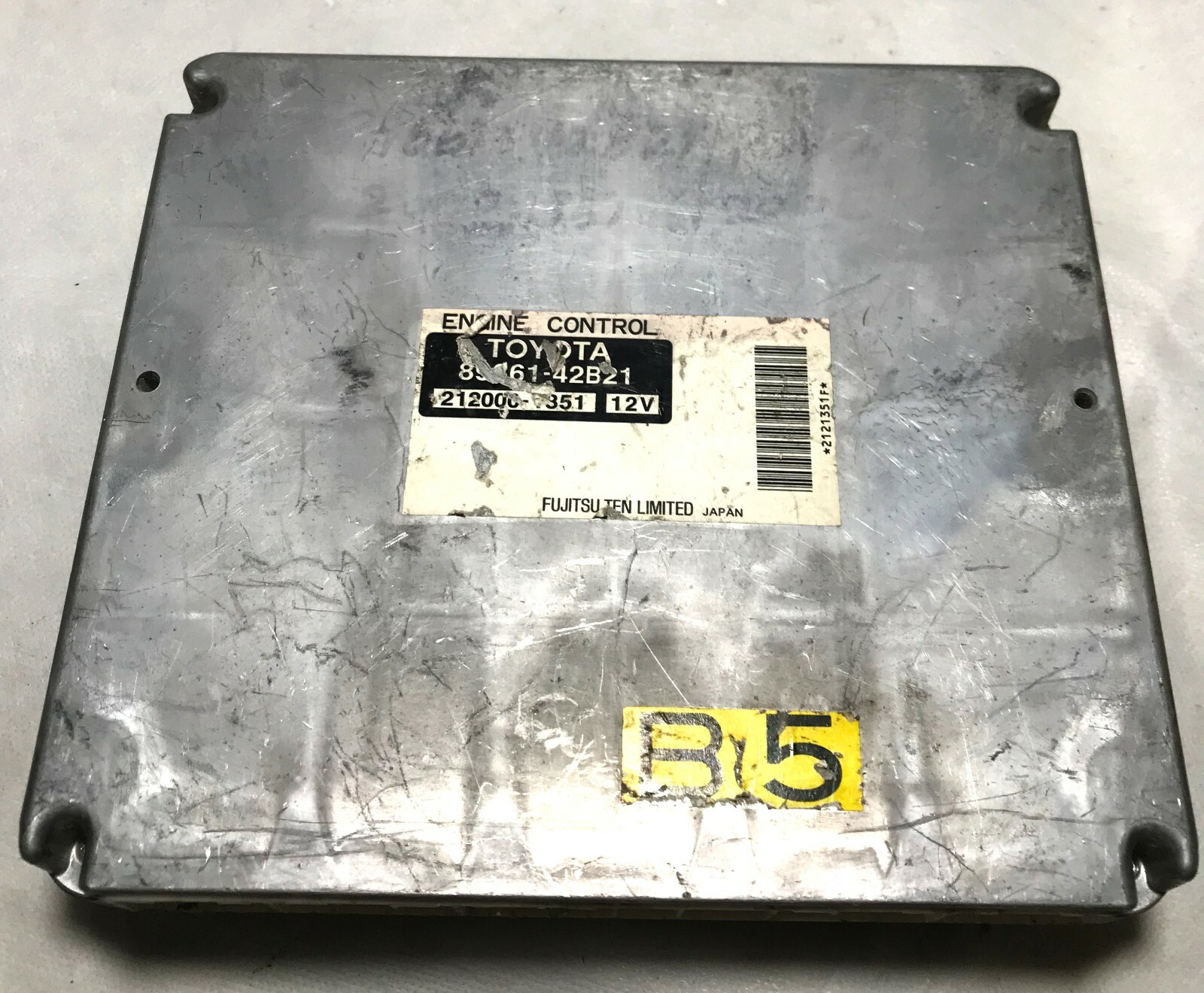 TOYOTA Engine control module 8966142B21, 2120001351 ECU ECM JDM USED