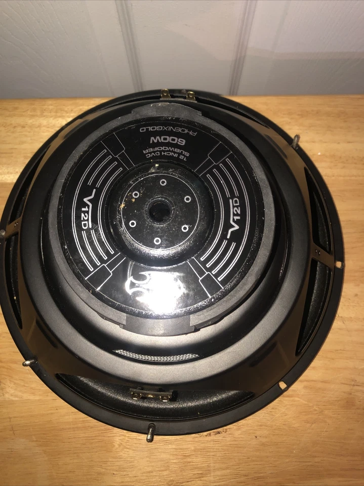 Phoenix Gold RYVAL V12D 12” Subwoofer 600W Subwoofer probado funciona bien Foto 3 de 4