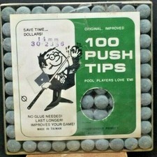 Championship Products Pool Cue Stick Original Push Tips 100, 14 mm