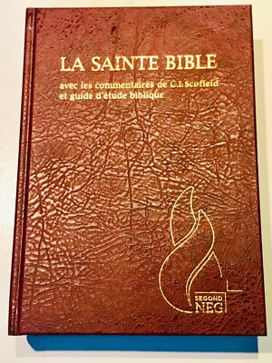 French Bible, Scofield Study Bible, Segond NEG, La Sainte Bible