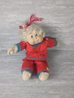 1985 Cabbage Patch Doll Vintage Blonde Blue-Eyed Girl in Sweat Suit