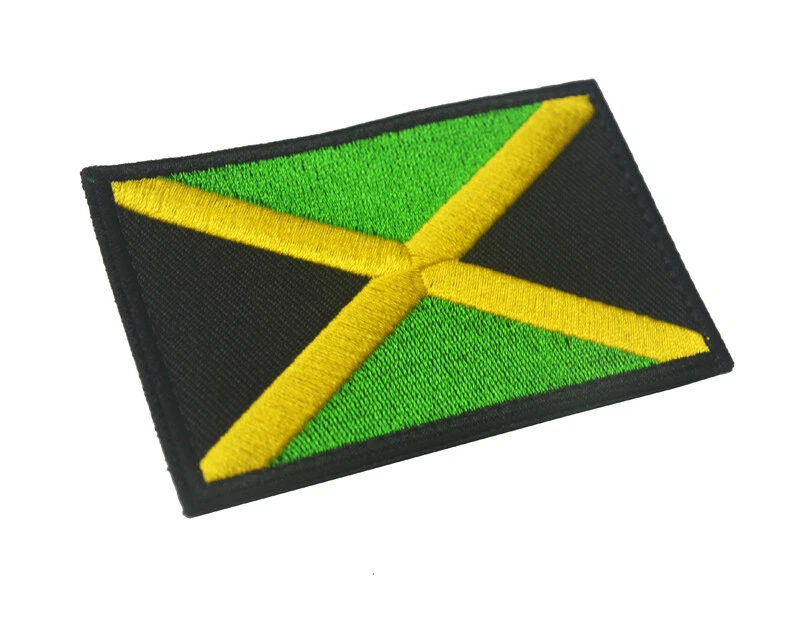 Jamaica Patch / Jamaica Flag Embroidered Patches 3pcs - Image 2 of 2