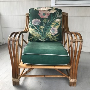 Vintage Heywood Wakefield mid-century 80s Rattan porch furniture ...