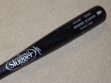 Arismendy Alcantara H&B Game Used Bat Chicago Cubs A's Reds Mexico