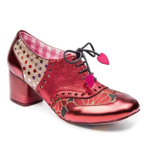 Clara Bow Burgundy Irregular Choice 