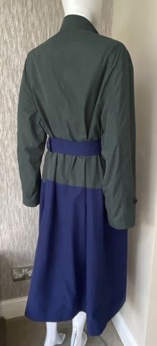PAUL SMITH MAINLINE OVERSIZED BELTED TRENCH COAT WATER REPELLENT SIZE 12-14 - Picture 10 of 15