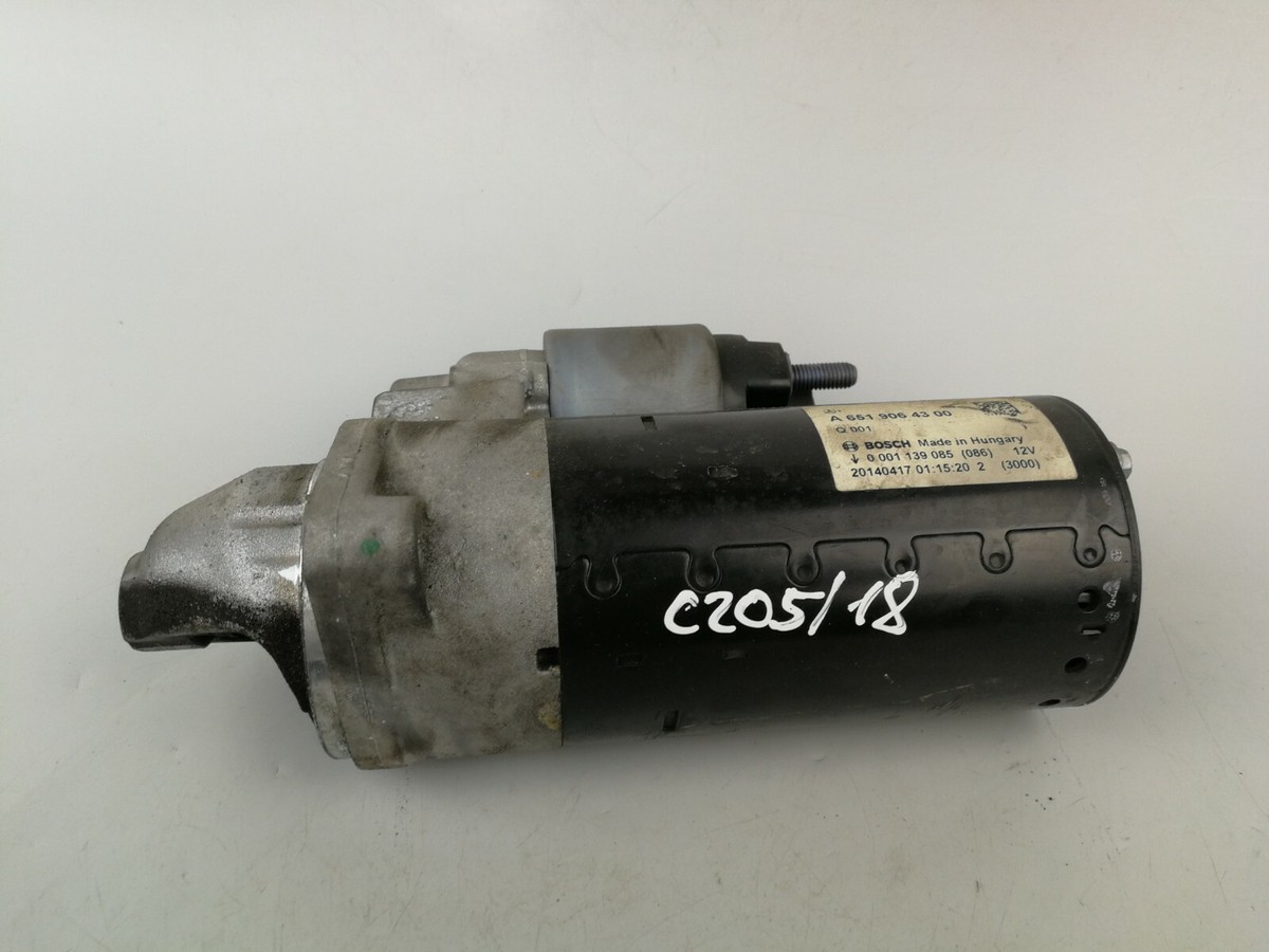 Mercedes Benz C Class W205 Engine Starter Motor Unit A6519064300 