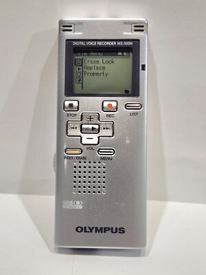 Olympus WS-500M (LP- 540 Hours of Recording) Handheld Digital Voice Recorder 