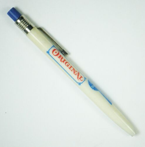 Matita Grasso Meccanica Vintage SCRIPTO Plastica Bianca Avorio, Birra Cromata PABST - Foto 2 di 3