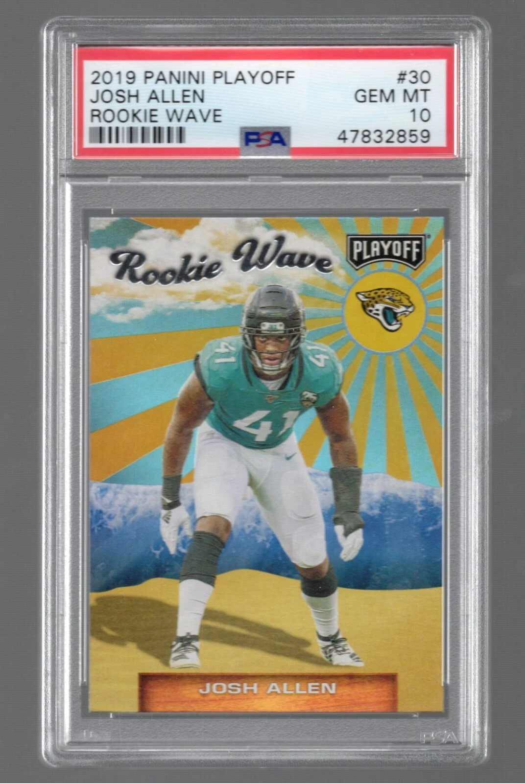 Josh Allen Panini Playoff Rookie Wave #30 Base