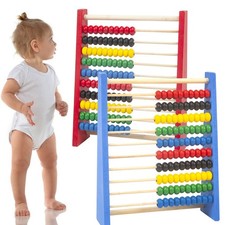 Wooden Abacus Child Math Educational Learning Kid Toy Calculat Bead Counting