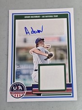 Adam Hachman Auto 2023 Panini Stars & Stripes Jersey #/200 58989