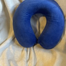 Cuscino collo Primark blu usato 