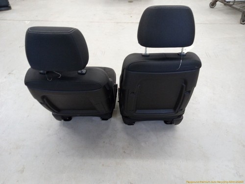 Hummer H3 Pair Of Left & Right Front Cloth Seat Manual Fits 2007-2010 07 08 09 - Picture 8 of 12