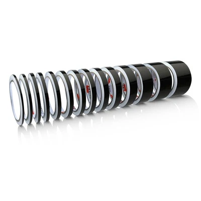 Zierstreifen Auto Motorrad 3-50mm Schwarz glz Dekorstreifen Seitenstreifen 10m - Bild 1 von 4