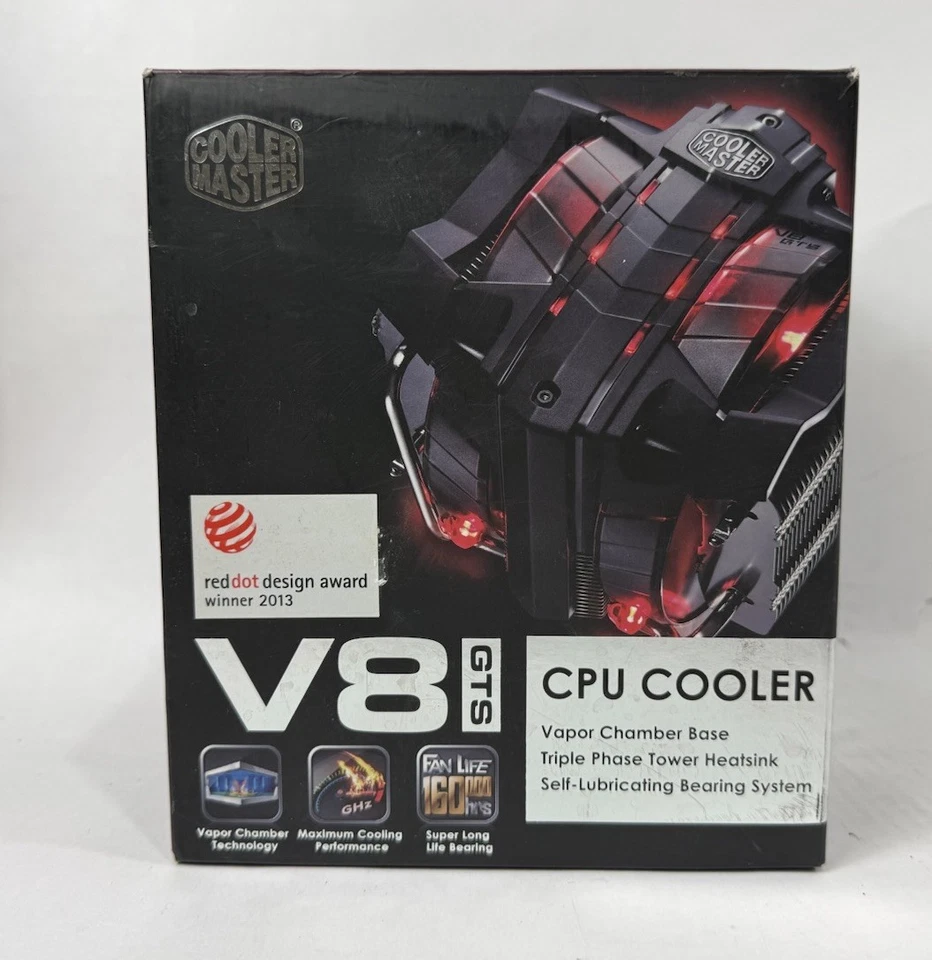 V8 GTS Cooler Master CPU Air Cooler RR-V8VC-16PR-R1 - BRAND NEW OPEN BOX - Image 4 of 4