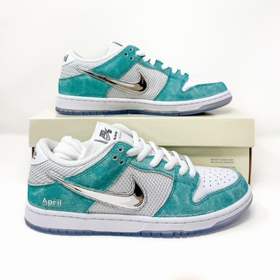 UK 7,5 | Nike SB Dunk Low x April Skateboards | Turbo Green