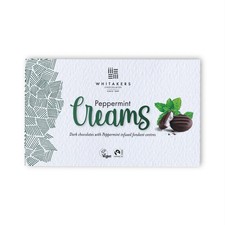 Whitakers Chocolate Fondant Creams 150g Box Fairtrade Coconut Mint Ginger
