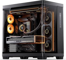JONSBO TK-4 Black ATX PC Case,Separated Cabinet Mid Tower Computer Case,Bi-Bent