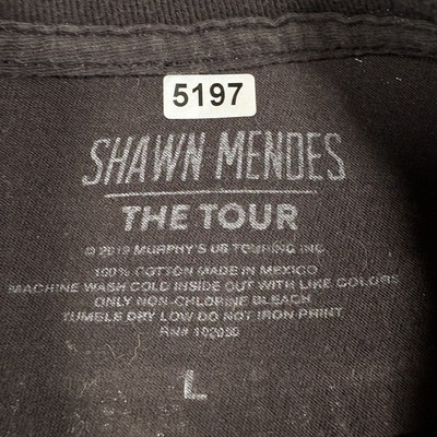 その他 his Vintage 2019 Shawn Mendes The Tour Concert T-Shirt Unisex Large