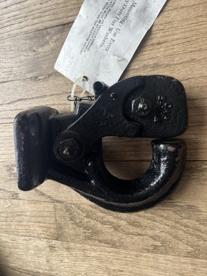 Wallace Forge 5 Ton Pintle Hook 4 BOLT Flange New