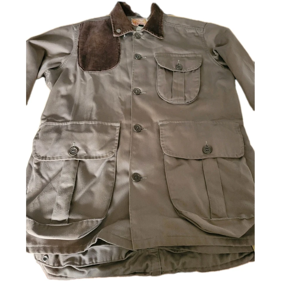 DE COLECCIÓN 1950 BOB Allen caza tiro chaqueta abrigo juego hombre talla med  Foto 2 de 4