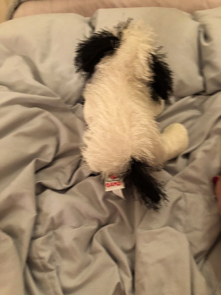 Webkinz Lil Kinz Black and White Cheeky Dog Plush HS192 with no code - Image 4 of 4