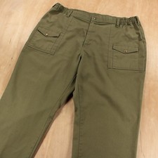vtg 80s 90s BOY SCOUTS OF AMERICA BSA 6 pocket twill cargo uniform pants 42 tag