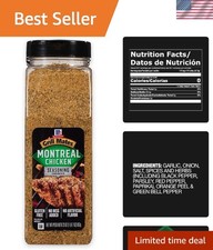 Elevate Meals with McCormick Montreal Chicken Seasoning, 23 oz - No MSG Added