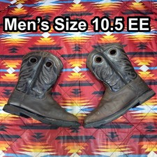 Ariat Groundwork Steel Toe Mens 10.5 EE Brown Wide Square Toe Work Boot 11  