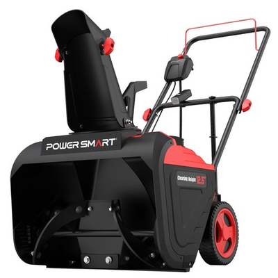 #ad #ad POWERSMART ELECTRIC SNOW BLOWER 21 INCH CORDED SNOW THROWER DB7521A BLACK RED $197.63