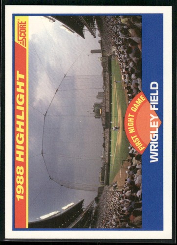 Wrigley Field #652 1989 Score card