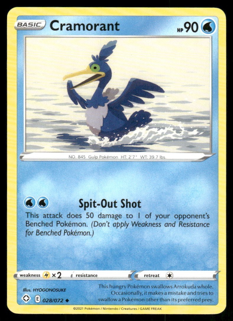 Pokémon TCG Pokémon Cramorant Cramorant Uncommon Regular