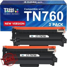 Brother TN760 TN730 Toner Cartridge MFC-L2710DW DCP-L2550DW HL-L2395DW