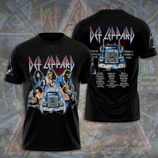 Def Leppard Rock Till You Drop Tour Till We Drop Tour 2025 AOP T-Shirt