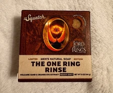 Dr. Squatch THE ONE RING RINSE Bar Soap Limited Edition Lord Of The Rings LOTR