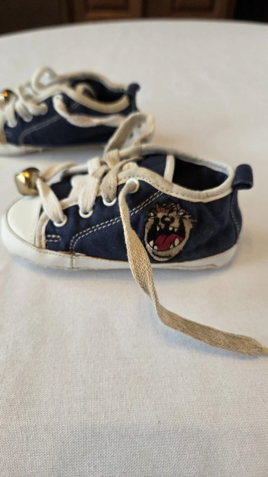 Zapatos de bebé Acme Baby Looney Tones de colección talla 3 azul Taz Foto 4 de 4